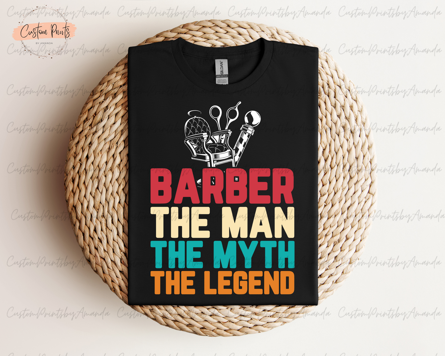 Barber the Legend Shirt | Barber Apparel for Pros