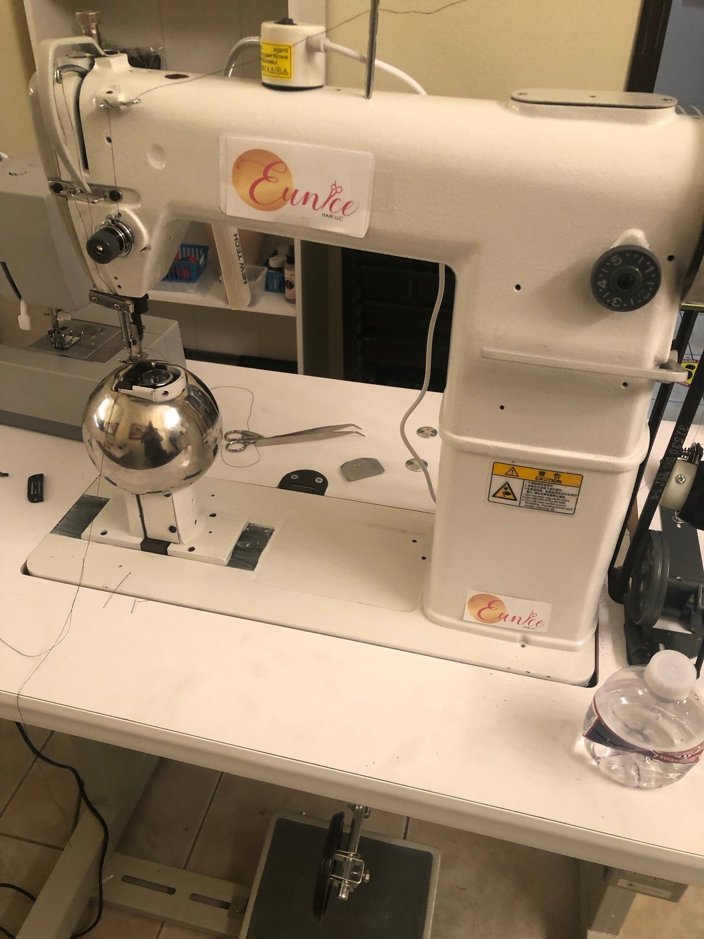 High Ball Wig Sewing Machine and Mini Tutorial Class.