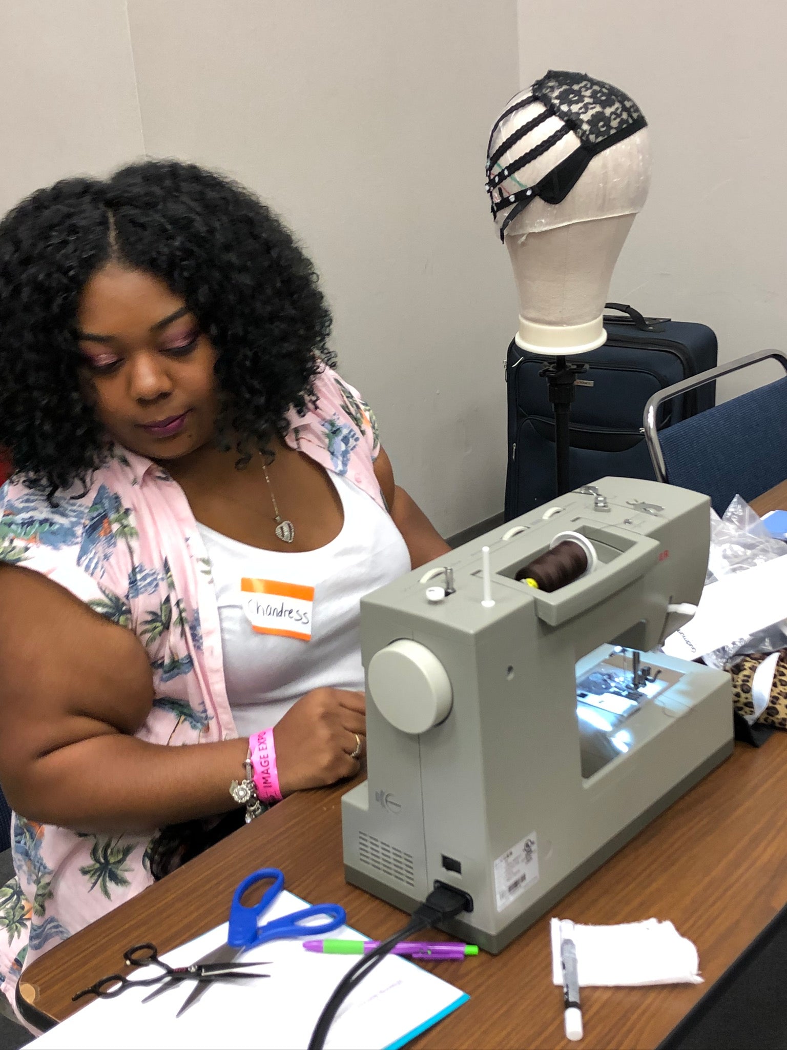 DEPOSIT FOR SEWING MACHINE WIG MAKING AND MEDICAL WIG CERTIFICATION CLASS - Eunices Hair LLC - Medical Wig Solutions