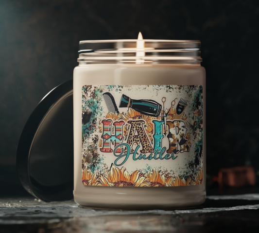 Flower Hair Hustler Candle | Cosmetology & Stylist Appreciation Gift