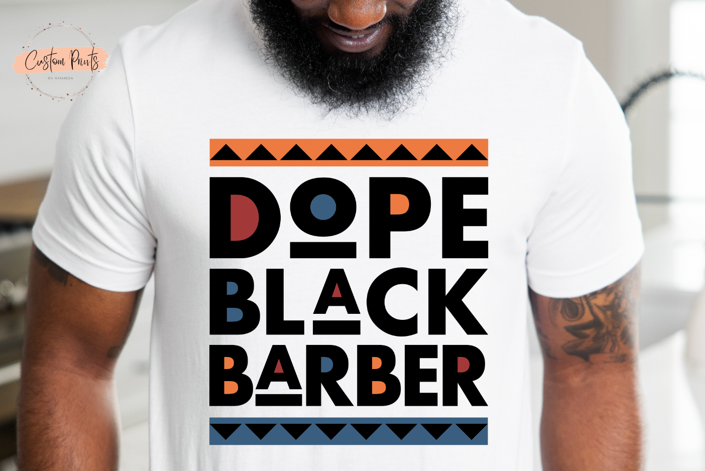 Dope Black Barber Shirt | Bold & Stylish Barber Tee