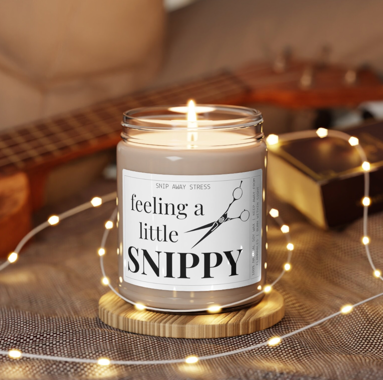 Hairstylist Candle - Feeling a Little Snippy | Fun Hairdresser Gift