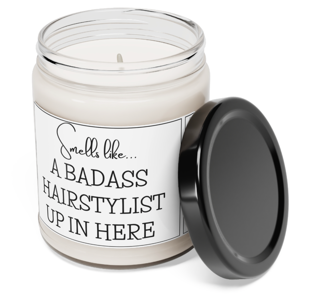 Smells Like.. Candle Hair Candle l Stylist Appreciation Hair Dresser Gift | Cosmetology Gifts, Stylist Appreciation, Cosmetology Graduation Gift - Eunices Hair LLC - Medical Wig Solutions