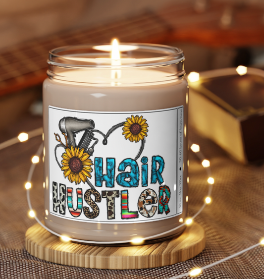 Hair Hustler Candle | Gift for Stylists & Cosmetology Grads