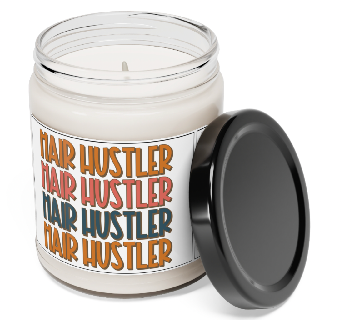 Retro Hair Hustler Candle | Cosmetology & Stylist Gift