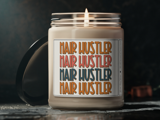 Retro Hair Hustler Candle | Cosmetology & Stylist Gift