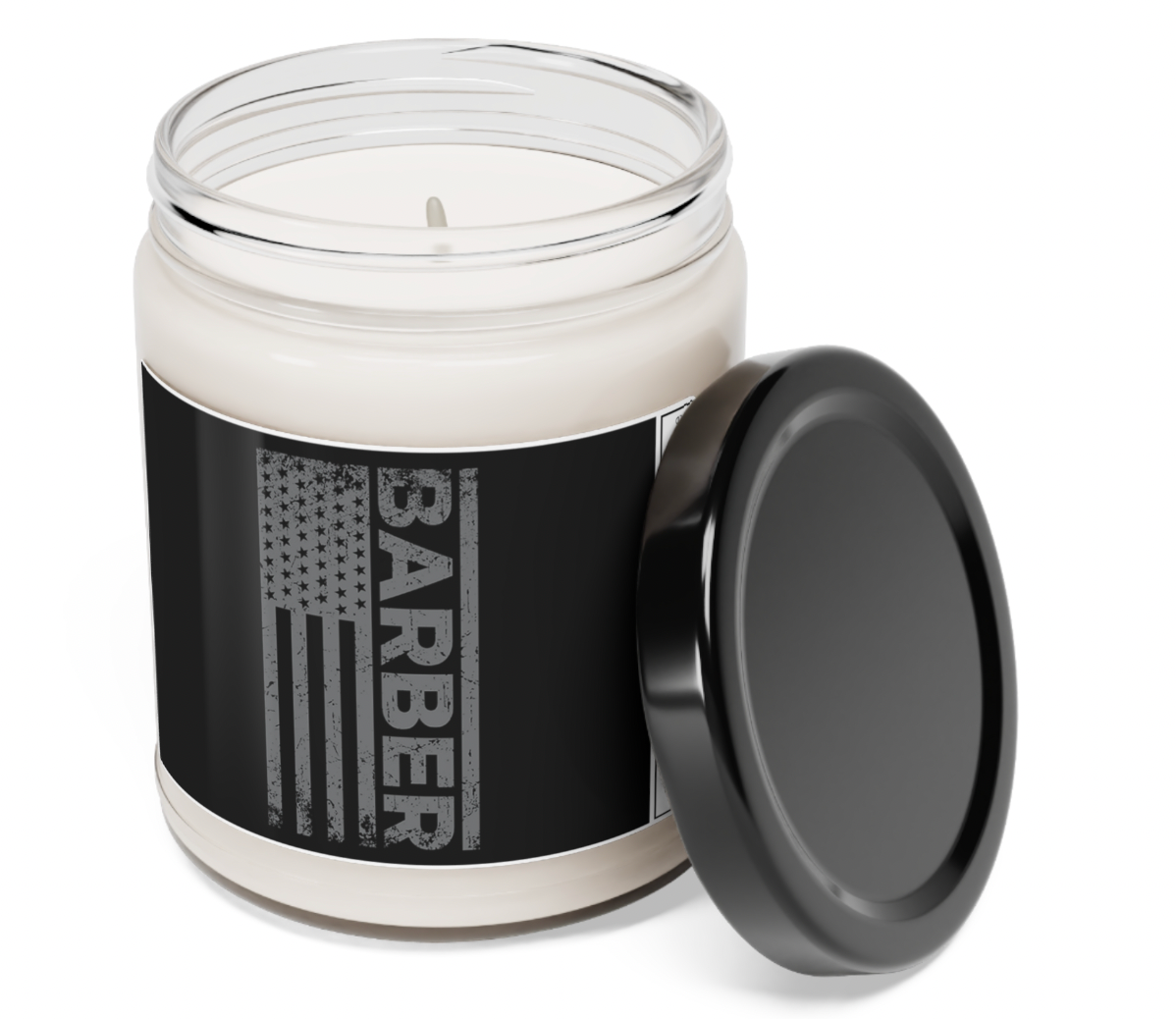 Barber Flag Candle | Gift for Barbers & Cosmetology Pros