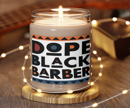 Dope Black Barber Candle | Gift for Barbers & Cosmetology Grads