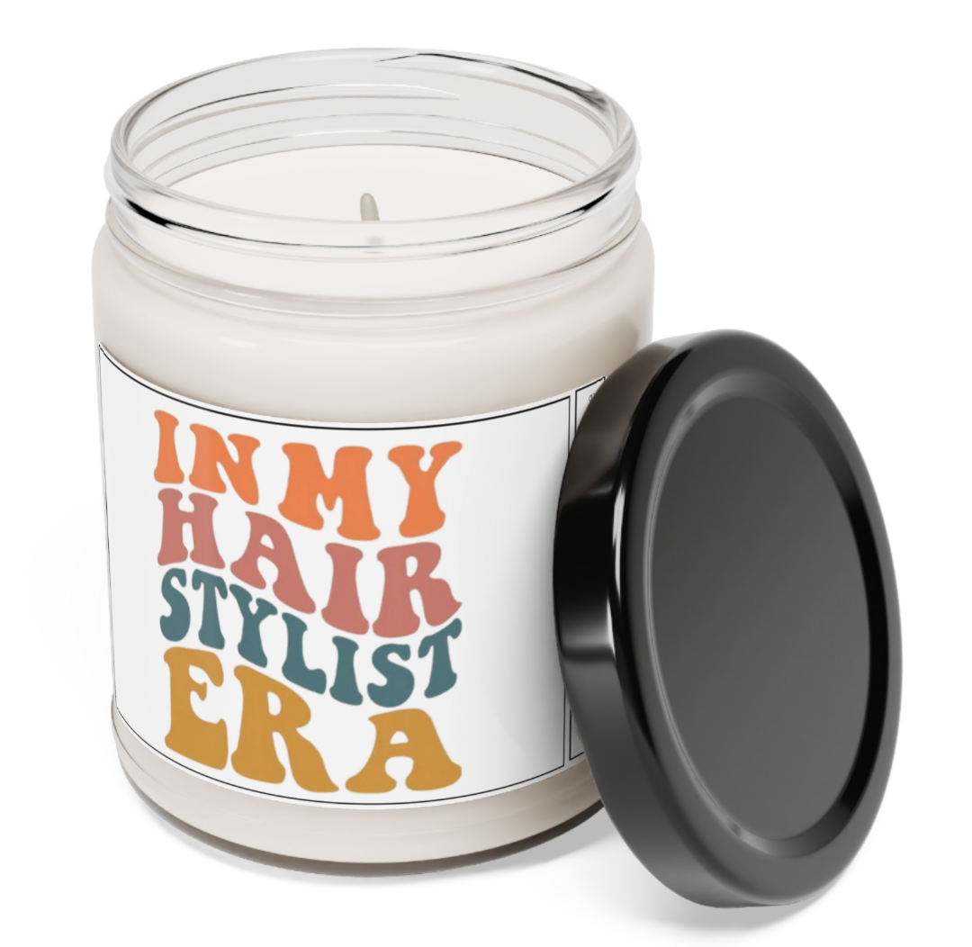 In My Hair Era Candle l Stylist Appreciation Hair Dresser Gift | Cosmetology Gifts, Stylist Appreciation, Cosmetology Graduation Gift