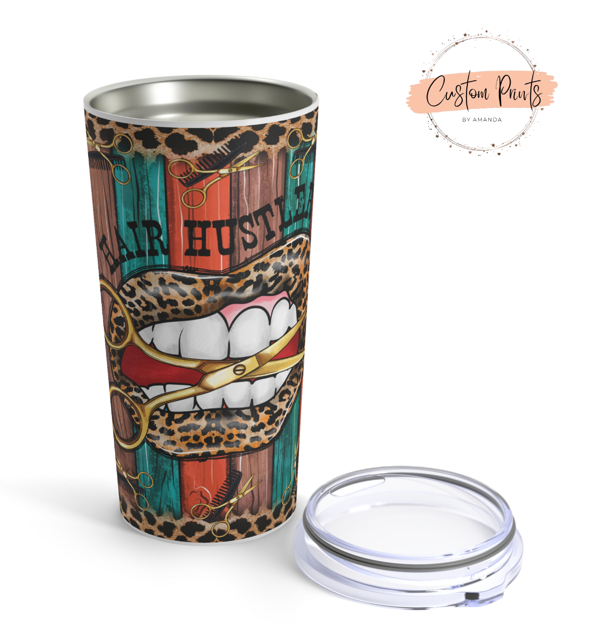 Hair Hustler lips Tumblers - Eunices Hair LLC - Medical Wig Solutions