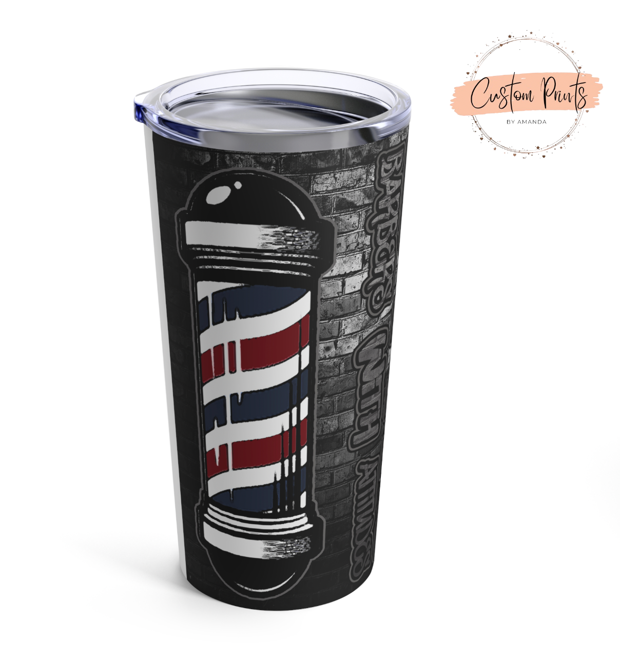 Barbers with Attitude Tumbler - Eunices Hair LLC - Medical Wig Solutions
