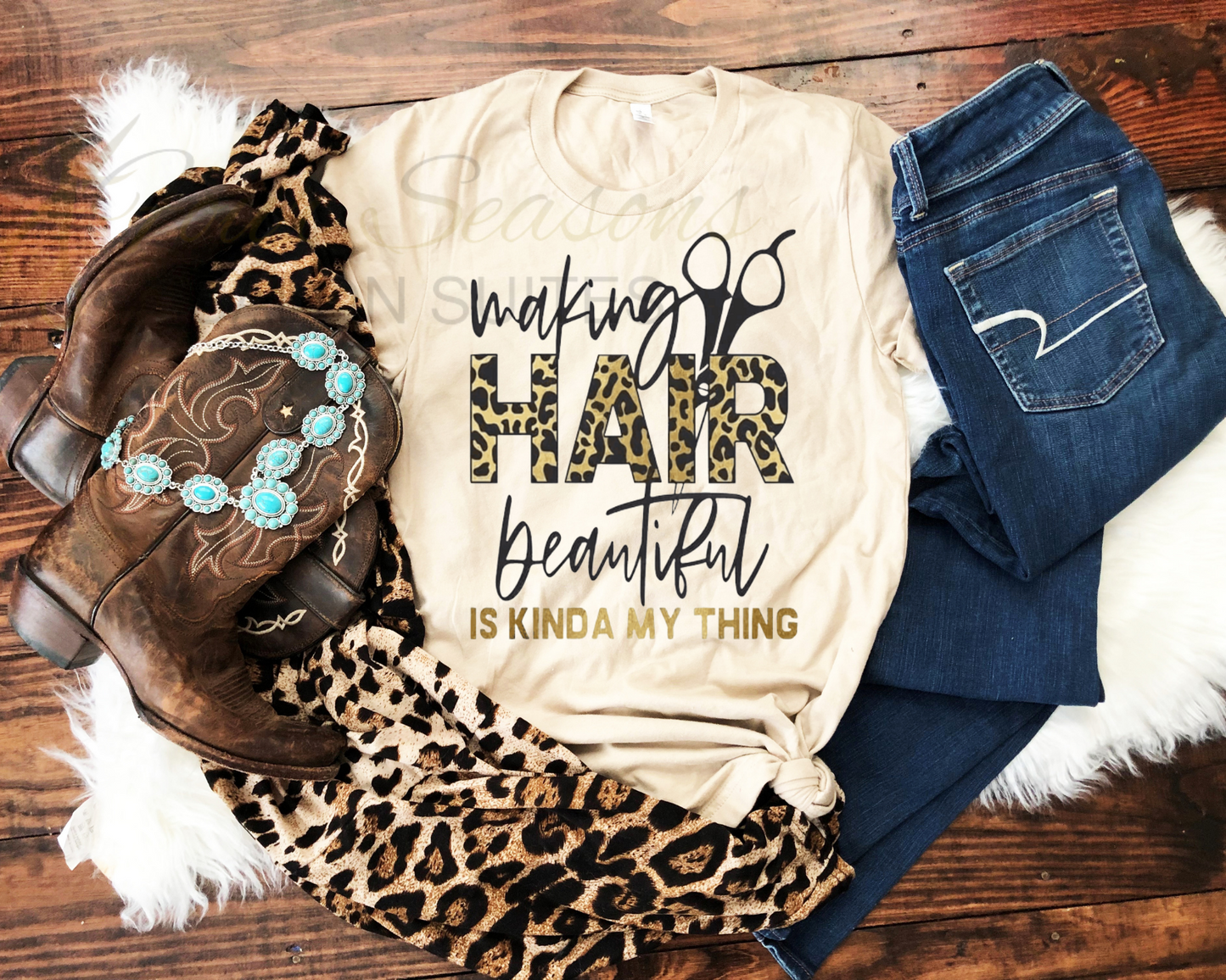 Making Hair Beautiful Shirt - Eunices Hair LLC - Medical Wig Solutions