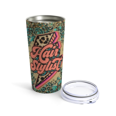 Retro Hair Stylist Tumbler | Cosmetology Gift | Salon Drinkware