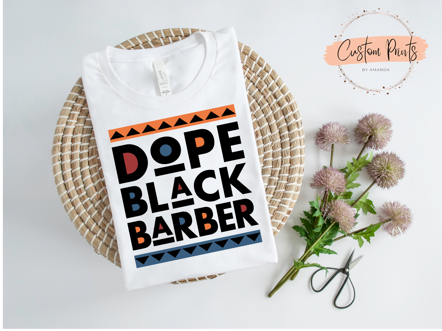Dope Black Barber Shirt | Bold & Stylish Barber Tee