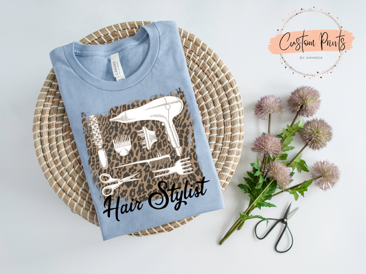 Hair Stylist Tools T-Shirt | Professional Hairstylist Apparel