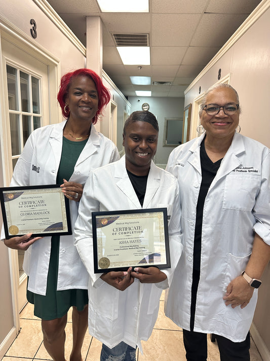 DEPOSIT! CRANIAL PROSTHESIS - MEDICAL CERTIFICATION-OCTOBER 26, 2026 - Eunices Hair LLC - Medical Wig Solutions
