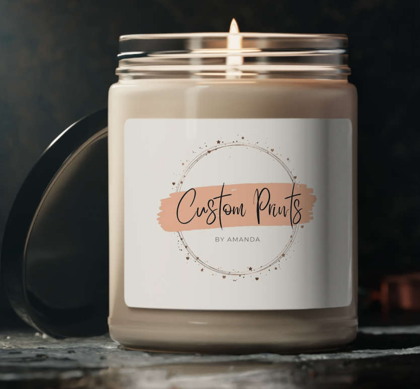 Business Logo Candle l Stylist Appreciation Hair Dresser Gift | Cosmetology Gifts, Stylist Appreciation, Cosmetology Graduation Gift
