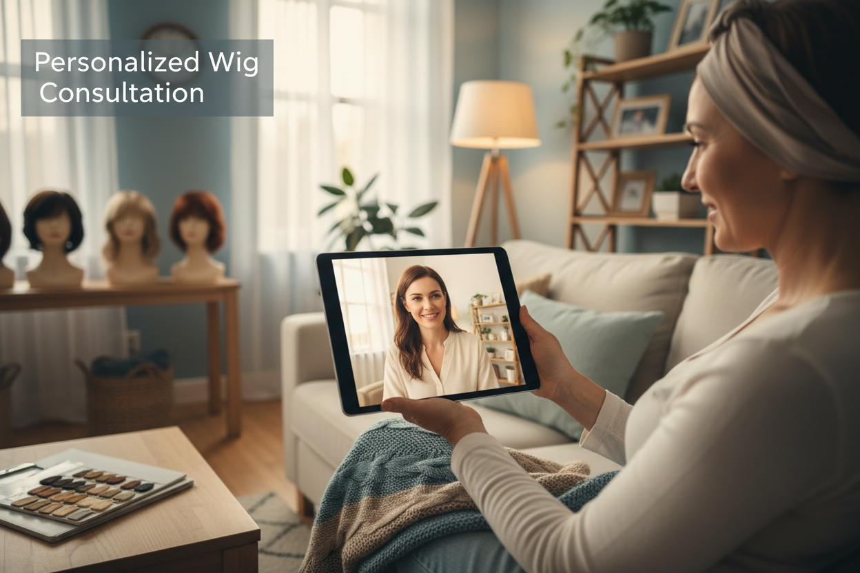 medical wig virtual conaultation
