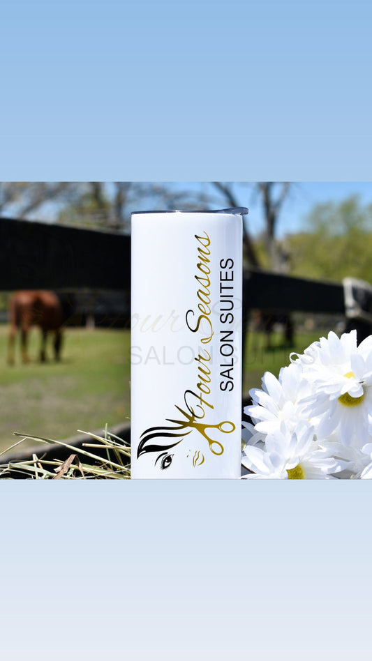 Custom logo TUMBLER - Eunices Hair LLC - Medical Wig Solutions