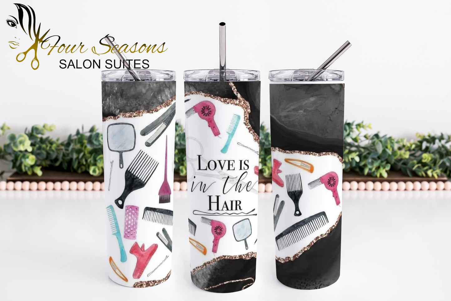 Love is in the Hair Tumbler